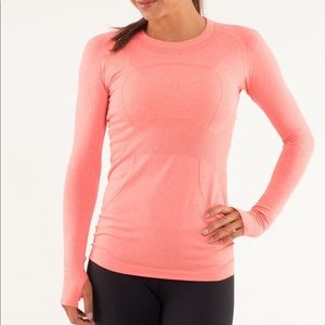 Lululemon peach long sleeve
